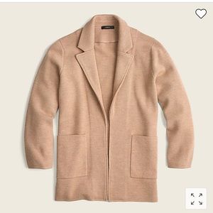 J. Crew Sophie Open Front Sweater Blazer